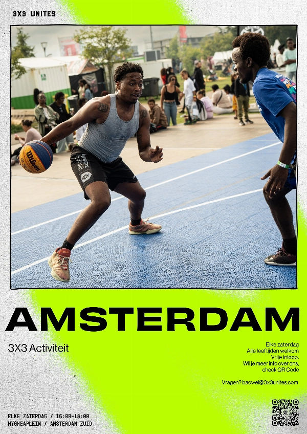 SPORT OP STRAAT: 3x3 Basketbal - 8 t/m 12 jaar - Hygieaplein