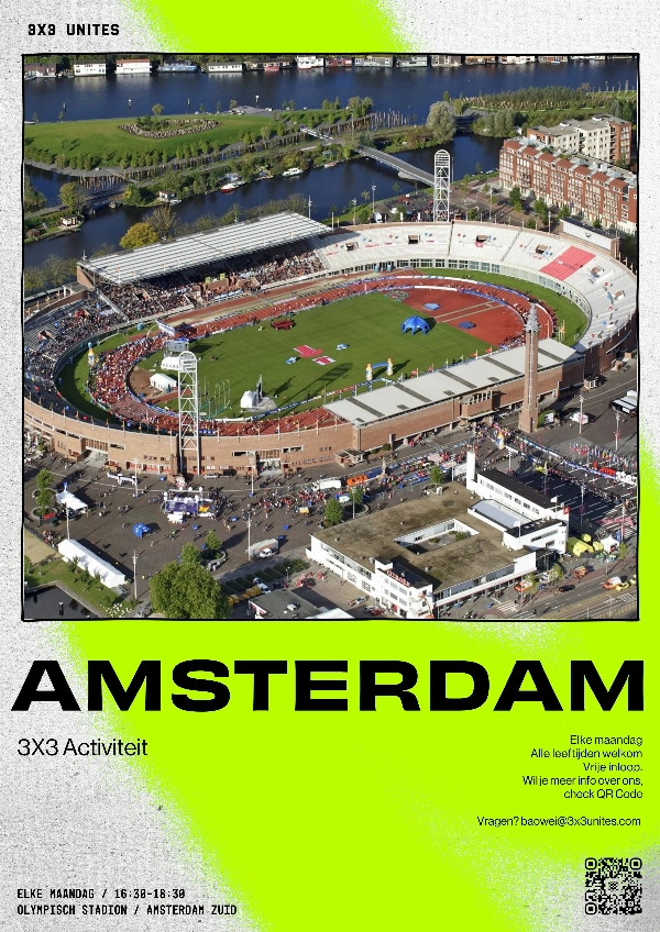 SPORT OP STRAAT: 3x3 Basketbal - Olympisch Stadion (Cruyff Court)