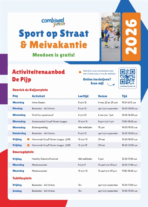 Sport op Straat: doe mee!